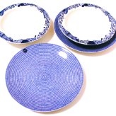 北欧ブランド食器セット　アラビアARABIA　アラビア24h  アベックブルーAvec　blue26㎝、　ピエンナル piennar  ディーププレート　 ペア【食器セット　贈答　プレゼント　お祝い　花柄】【御結婚御祝・内祝・新築御祝・還暦御祝・御礼・寿・ギフト包装可能】