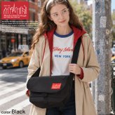 マンハッタンポーテージ メッセンジャーバッグ Manhattan Portage メンズ レディース 撥水 軽量 コーデュラ B5 大きめ バックル 斜めがけ ショルダーバッグ フラップ 肩掛け ウエストバッグ ナイロン 黒 おしゃれ シンプル 通勤 通学 旅行 カジュアル アウトドア ブランド