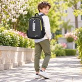 PUMA プーマ リュック 大容量 ラウンドデイパック リュックサック アドルフ2 通学 通園 習い事 普段使い 男の子 キッズ ギフト プレゼント ブラック j20456