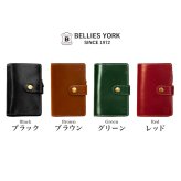 二つ折り財布 メンズ レディース 本革 ブランド ベリーズヨーク BELLIES YORK イタリアンレザー 牛革 財布 大容量 カード入れ 多い 小銭入れ ファスナー 札入れ 2つ折り フラップ 革財布 おしゃれ シンプル 黒 茶色 緑 赤 大人 ギフト 誕生日 プレゼント 母の日 BYTM1945