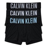 カルバンクライン Calvin Klein(CK) ボクサーパンツ トランク インテンスパワー 3枚組 セット 前閉じ コットン ロゴ 下着 NB3608A 54L メンズ ブラック+グレー+ホワイト+ブルー