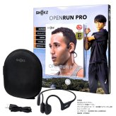Shokz (ショックス) OpenRun Pro Black 完全ワイヤレス骨伝導イヤフォン ブラック SKZ-EP-000007 軽量 深みのある低音を体験 実用的 プレゼント