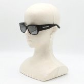 バレンシアガ BALENCIAGA サングラス アジアンフィット UVカット アイウェア スクエア BB0331SK-003 メンズ レディース ユニセックス グレー+シルバー 海外正規品