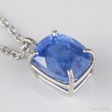 【完売致しました。】  非加熱 ブルーサファイア 1.61ct ネックレス ペンダント プラチナ Pt900 サファイアネックレス プラチナネックレス レディース 一粒ネックレス 9月 誕生石 サファイア ブルー プレゼント Drops