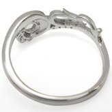 結婚10周年 ブライダルリング 唐草 指輪 オパール K10