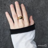 ステンレス 甲丸リング まるい ワイドリング ごつめ シンプル つやつや ゴールド シルバー 指輪 重厚感 太め 大きめ 存在感 メタル お洒落 鏡面 ラウンド プチプラ レディース 女性 金属アレルギー対応