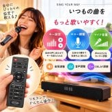 アンプ内蔵カラオケスピーカー サウンドプロN TKSM-37 家庭用 to-plan TO-PLAN  ワイヤレスマイク2本付き デュエット アンプ内蔵 Bluetooth 5.0 ホームシアター対応 カラオケアプリ使用 ひとカラ 練習 おうちカラオケ
