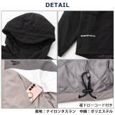 【予約】Reebok リーボック マウンテンパーカー レディース 長袖 アウター ブルゾン スタンド フルジップ フーディ 中綿 キルト 軽量 防風 あたたかい ロゴ 刺繍  ブランド 大きいサイズ ゆったり ユニセックス 春 秋 冬 M L LL 黒 紺 2026fw karlas