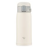 象印 ステンレスマグ ワンタッチ 360ml ペールホワイト マグボトル 広口 ワンタッチオープン 保温保冷 食洗機対応【北海道・沖縄県・離島 配送不可】