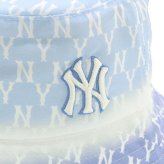 エムエルビーコリア MLB Korea バケットハット 帽子 ニューヨーク ヤンキース モノグラム タイダイ 32CP32111 50V モノグラム レインボー ドーム ハット メンズ レディース ユニセックス バイオレット+ライトブルー 海外正規品