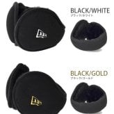 イヤーマフ 防寒 メンズ NEWERA ニューエラ 耳当て レディース イヤーマフラー イヤーウォーマー 耳カバー 防風 ファー フリース コンパクト 折りたたみ 持ち運び 黒 ブラック ワンポイント ロゴ シンプル ブランド かっこいい 大人 通勤 通学 男の子 女の子 高校生
