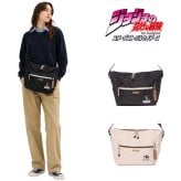 outdoor products ジョジョの奇妙な冒険 イギーモチーフショルダー ショルダーバッグ 斜め掛け レディース メンズ ギフト プレゼント ブラック jo03 ODJO03