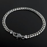 シルバー925 喜平チェーンブレスレット メンズ 細身 腕輪 シンプル スリム アクセサリー ベーシック 定番 上品 きれいめ カジュアル ミニマル 大人 重ね付け 手元 さりげない存在感 コーディネート 金属アレルギー対応