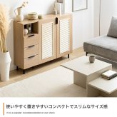 ラック チェスト キャビネット 本棚 シェルフ 飾り棚 ディスプレイ タンス ルーバー扉 下駄箱 脚付き 書類 サイド 薄型 スリム 引き出し オフィス キッチン リビング スチール 書庫 110cm 新生活