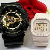 ペアウオッチ gショック恋人たちのGショック ペアウオッチ G-SHOCK BABY-G  ペア腕時計 カシオ 2本セット  GA-110GB-1AJF BGD-565-4JF 電池式 アナデジ デジタル お揃い 人気  婚約　夫婦 高級　クリスマス プレゼント おすすめ誕生日 御祝い還暦 銀婚式 結婚記念日 婚約