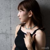 ターコイズ 細身 ビーズネックレス ゴールド 丸玉 等間隔 アクセサリー 首飾り ブルー 配色 小粒 シンプル 華奢 カジュアル ナチュラル 爽やか 重ね付け 差し色 リゾート 夏コーデ デイリー おしゃれ 上品 シーズンレス