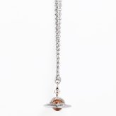 ヴィヴィアンウエストウッド Vivienne Westwood ネックレス ペンダント NEW PETITE ORB レディース シルバー ライトピーチ 6302009802P762 ジュエリー 送別会 誕生日 結婚祝い 結婚式 彼氏 息子 夫 男性 高級 父の日 母の日【スペシャルラッピング660円(別売り)】 即日発送 彼氏 財布 バレンタイン