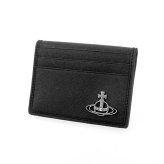 ヴィヴィアン ウエストウッド カードケース コンパクト メンズ レディース ブランド Vivienne Westwood ロゴ 51110023 S000B N401 BLACK ビビアン