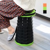 伸縮式スツール 折りたたみ 椅子 持ち運び 軽量 コンパクト アウトドア キャンプ 釣り 高さ10段階調節 150kg耐荷重 敬老の日