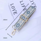 ショルダーストラップ バッグ用 太め バッグストラップ 付け替え 花 バッグ ショルダーベルト おしゃれ かわいい 刺繍 ショルダー バッグショルダーストラップ 肩掛けバック レディース 取り換え チロリアン アクセサリー 幅広 バッグベルト