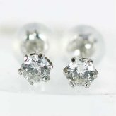 ダイヤモンド ピアス プラチナ Pt900 Pt 0.2ct ダイヤ 一粒 2石 天然ダイヤモンド レディース ジュエリー アクセサリー 金属アレルギー対応 両耳用 シンプル 華奢 上品 ギフト プレゼント ラッピング対応 贈り物