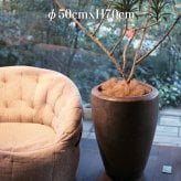 植木鉢 おしゃれ 大型 陶器 17号 ウーヌム ジャー トール 幅50cm 高さ70cm 鉢カバー 高級 釉薬陶器製 寒冷地対応 ゴールド 北欧 屋外向け 観葉植物用 サボテン 特大 ガーデニング ベランダ 玄関 インテリア プランター 深型