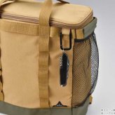 パーテーションバッグ L ベージュ 収納ボックス 仕切り付き 保冷バッグ トランクケース整理 アウトドア キャンプ 車載用 持ち運び ショルダーハーネス付き 折りたたみ セトクラフト