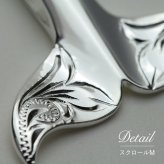 ハワイアンジュエリー ネックレス ホエールテール ペアネックレス 2本セット Mサイズ 刻印 無料 誕生石入れ可 シルバー925 ギフトラッピング可能 大人 友達 シンプル 長さ選べる カップル 夫婦 ハロウィン 【品番：CG-SP30511P】