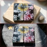 職人の手作り！和柄ペアFRISKケース「異」フリスク タブレット ミント 名入れ 職人 手作り ハンドメイド 送料無料 伝統工芸 桜 和モダン 和柄 和風 和雑貨 ギフト プレゼント 贈り物