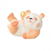 パンダ 置物 風水 雑貨 おしゃれ オブジェ 橙 オレンジ 熊猫 パンダグッズ インテリア 玄関 リビング デスク周り 癒し グッズ 風水アイテム プレゼント ギフト 開運 運気アップ SCZ-1573 セトクラフト