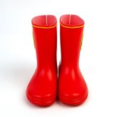 おさるのジョージ レインブーツ RD 15cm 長靴 雨 おでかけ こども 幼児 幼稚園 保育園