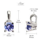 タンザナイト ネックレスプラチナ ネックレス 12月誕生石 一粒 PT950 プラチナ950 白金 チェーン 長さ選べる 40cm 45cm 50cm ギフトラッピング可能 シンプル 華奢 上品 Rapture 彼女 妻 女性 レディース 誕生日 プレゼント ハロウィン 【品番：CG-RSP-29051PT-12】