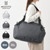 【正規販売】MILESTO ミレスト Hutte ヒュッテ MLS944 ボストンバッグ 35L ショルダーバッグ 1泊 2泊 軽量 旅行 トラベル 大容量 旅行バッグ ブラック グレー 鞄 出張 キャリーオン キャリーバッグ ビジネス ギフト プレゼント メンズ レディース ブランド グッドデザイン賞