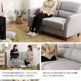 ソファ 座椅子 2人掛け ハイバック おしゃれ コンパクト 2人がけ 二人がけ ー 2人掛 リビング フロア ファブリック Rolf 幅147cm 高級感 大人テイスト ナチュラルモダン シンプル