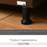 伸縮タイプだから部屋の作りや、好みに合わせて自由にレイアウト。