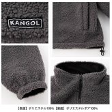  KANGOL カンゴール ブルゾン ジャケット リバーシブル メンズ レディース  ボア ハイネック ダブルジップ 防寒 ブランド ロゴ ゆったり おしゃれ ストリート カジュアル アウター 高校生 秋 冬 M L LL 2026FW Karlas 別注
