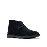 クラークス デザートブーツ エヴォ レディース 靴 ショートブーツ スエード Clarks Desert Bt Evo 26182930 26182928 黒 ブラック ダークサンド