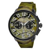 テンデンス 腕時計 メンズ ガリバー カモ 迷彩 ビックケース クロノグラフ 51mm カーキ グリーン シリコン TENDENCE GULLIVER CAMO クオーツ 10気圧防水 プレゼント ギフト 成人 卒業 入学