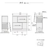 収納家具 ラック ディスプレイ ALE-9090 ロータイプ 日本製 フラップ扉 収納棚 扉付き 2段 ホワイト 本棚 幅90 高さ90 飾り棚 北欧 おしゃれ リビング収納 マガジン デザイン 木製 A4