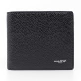 モンテスピガ　monte SPIGA　二つ折り財布　MOSMSP104BK　ブラック　黒　レザー　牛革　ウォレット