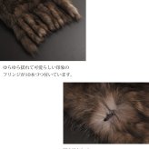 ロシアンセーブル ロングマフラー 編み込み ファーマフラー フリンジ付き 大判サイズ 秋 冬 全2色 母 女性 ギフト プレゼント 7F (01000766r)