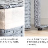 収納家具 ラック ランドリーボックス 収納 上下 2段 洗濯かご カゴ バスケット RB-500 スリム 縦型二段式 ラタン 軽量 キャスター付き フタ付 ふた付き 洗濯物入れ おしゃれ 分別 ランドリーバスケット 大容量 脱衣カゴ ランドリー収納