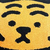 MUZIK TIGER ムジークタイガー ダイカットマット フェイス アクセントマット ポイントマット インテリア