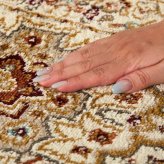 ラグ カーペット 玄関 屋内 屋外 輸 入 ネカル アイボリー 約50×80cm 長方形 民族調 エスニック モダン シンプル オールシーズン 丈夫 50×80cm ルカス ベージュ 新生活