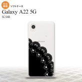 SC-56B Galaxy A22 スマホケース ソフトケース レース A 黒 メンズ レディース nk-a22-tp722