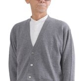 【カシミヤ１００％試験鑑定済】カシミヤ１００％メンズＶ首カーディガン 【ラッピング無料】【メッセージカード無料】父の日 敬老の日 クリスマス 還暦祝い 百貨店 高級 誕生日 記念日 ブランド メンズ 30代 40代 50代 60代 70代 80代 90代