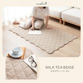 夏ラグ 夏用カーペット ラグ 洗える 夏用 ラグマット Neochill ネオチル キルトラグ かわいい 90×140 絨毯 カーペット 長方形 四角 無地 タオル地 パイル地 通年 洗濯可 滑り止め 1畳 1.5畳 小さめ ソファカバー マルチカバー