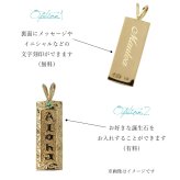 ハワイアンジュエリー オーダーメイド ゴールド ネックレス 刻印 無料 誕生石 ハワイアン ハワイ結婚 ハワジュ メンズ レディース 誕生日 プレゼント【品番：KJGP-005】