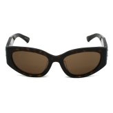 バレンシアガ BALENCIAGA サングラス アジアンフィット UVカット アイウェア フォックス BB0324SK-003 メンズ レディース ユニセックス ハバナ+ブラウン 国内正規品