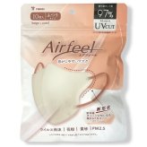 エアフィール立体マスク 10枚入 A/ﾍﾞｰｼﾞｭ×ｺｰﾗﾙ FU10-BE 景品 記念品 粗品 ノベルティ 名入れ 御挨拶 ご挨拶